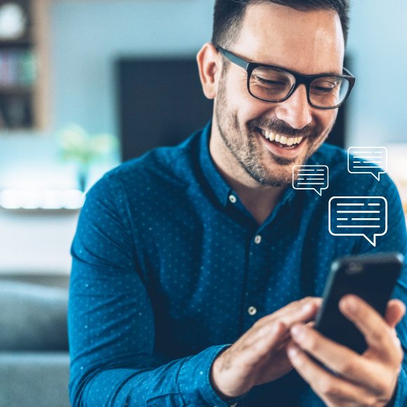 SMS Téléphonie appli mobile